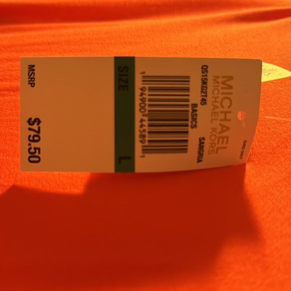 Michael kors coral tank top size Large NWT - Picture 4 of 4